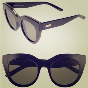 Le Specs Womens Air Heart 51mm Sunglasses
